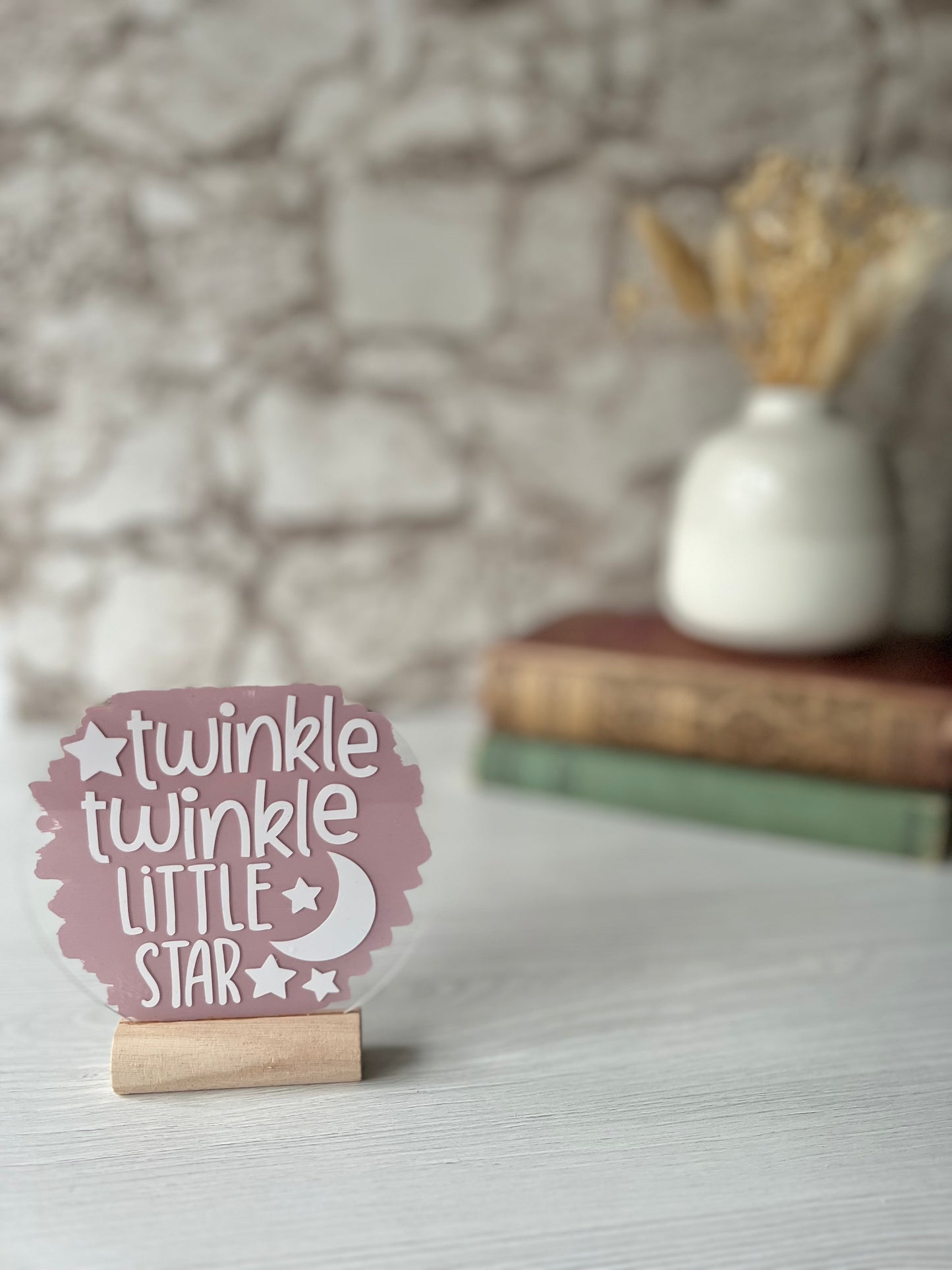 Twinkle twinkle little star acrylic plaque