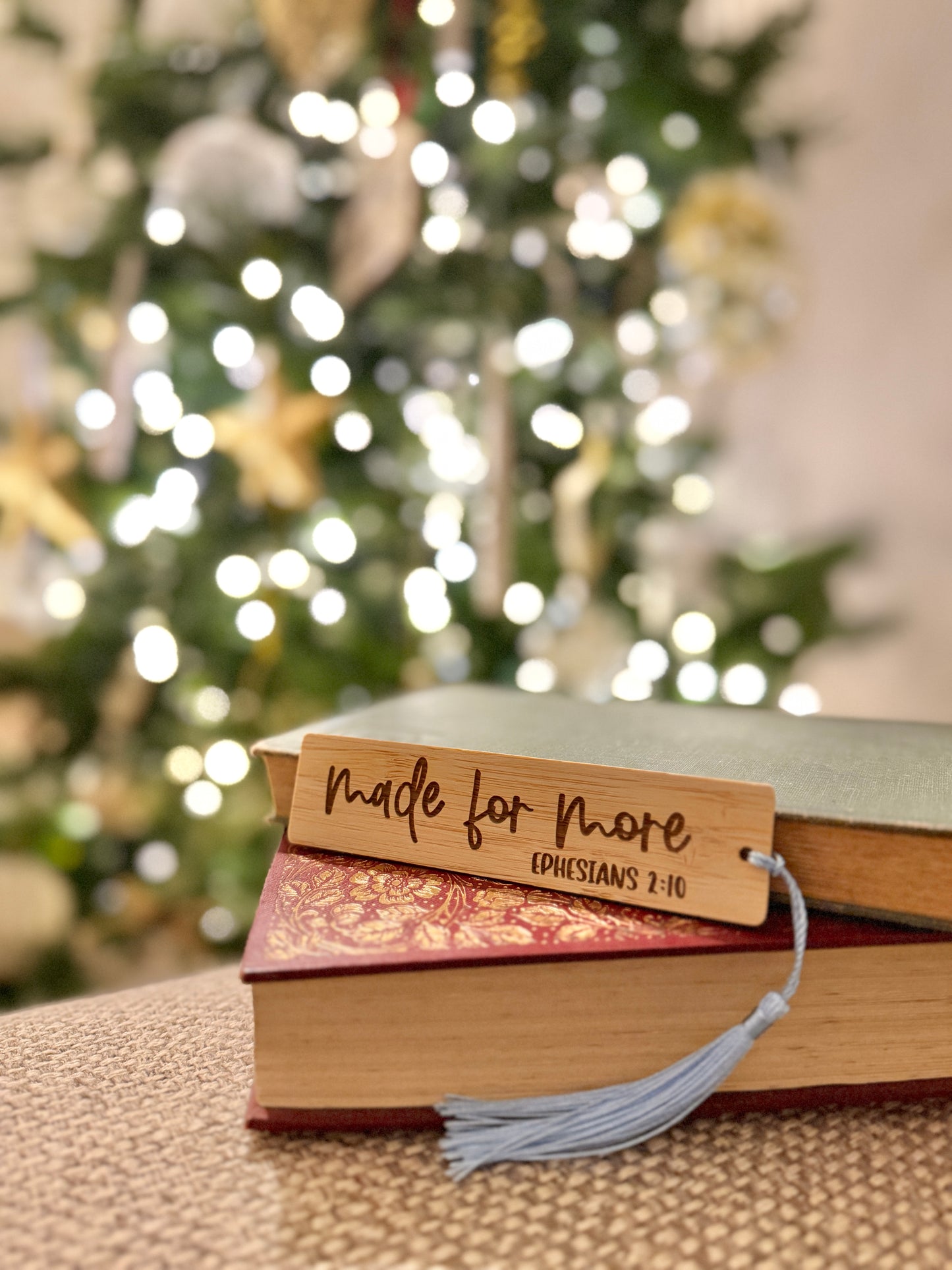 Made for more wooden engraved bookmark