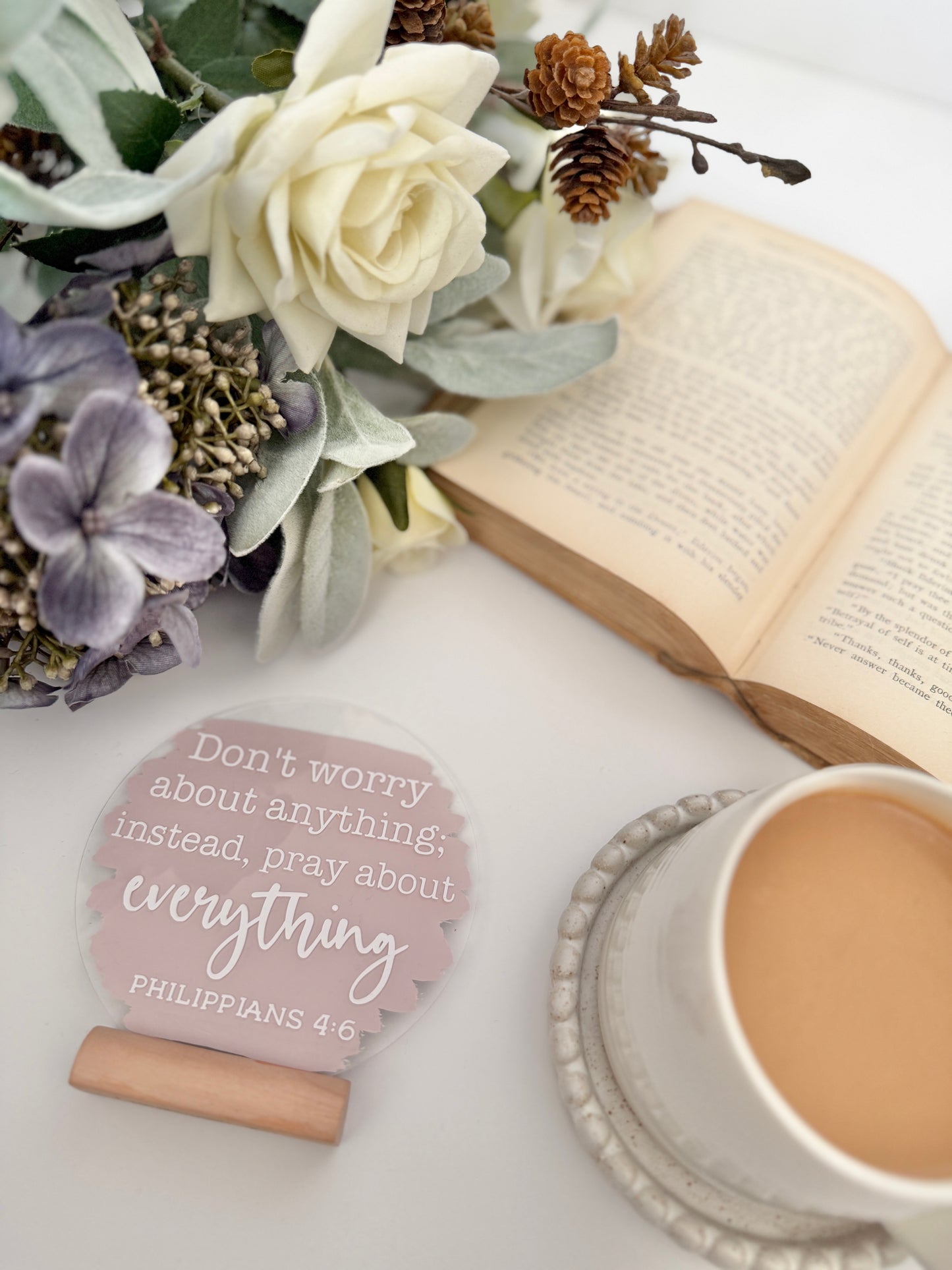 Don't worry about anything acrylic plaque