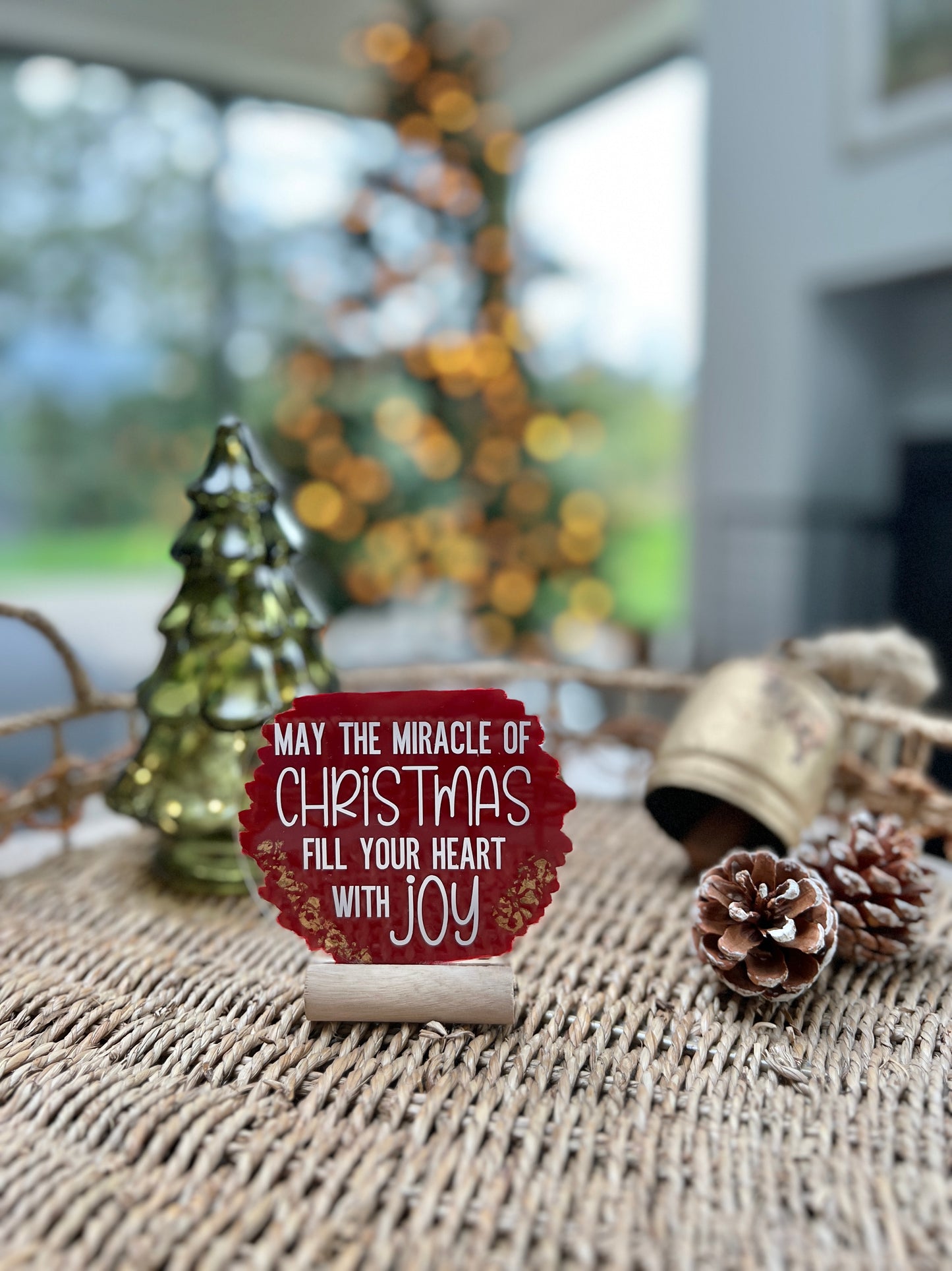 Miracle of Christmas acrylic plaque