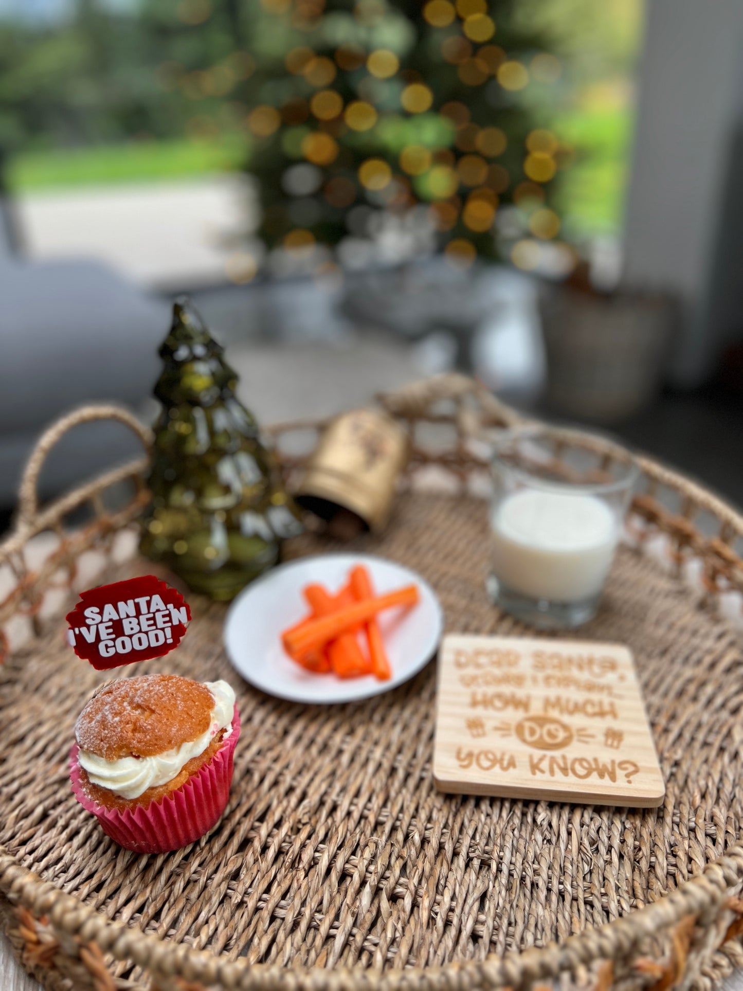 Santa’s treat topper