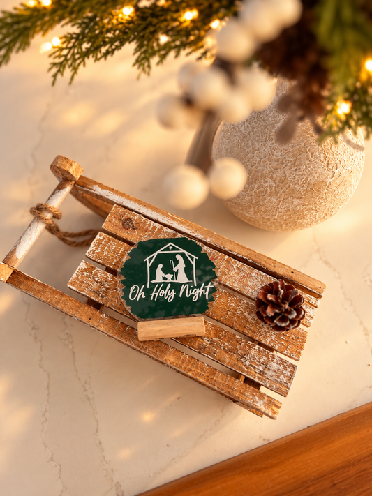 Oh Holy NightChristmas Acrylic Plaque