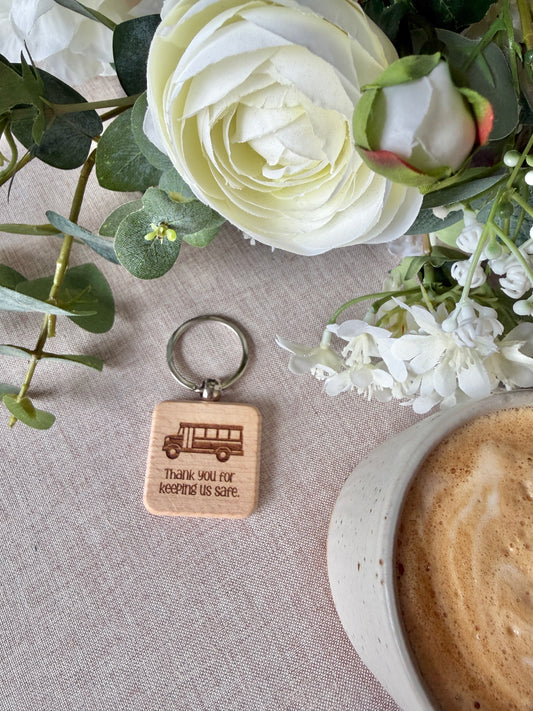 Bus driver keyring