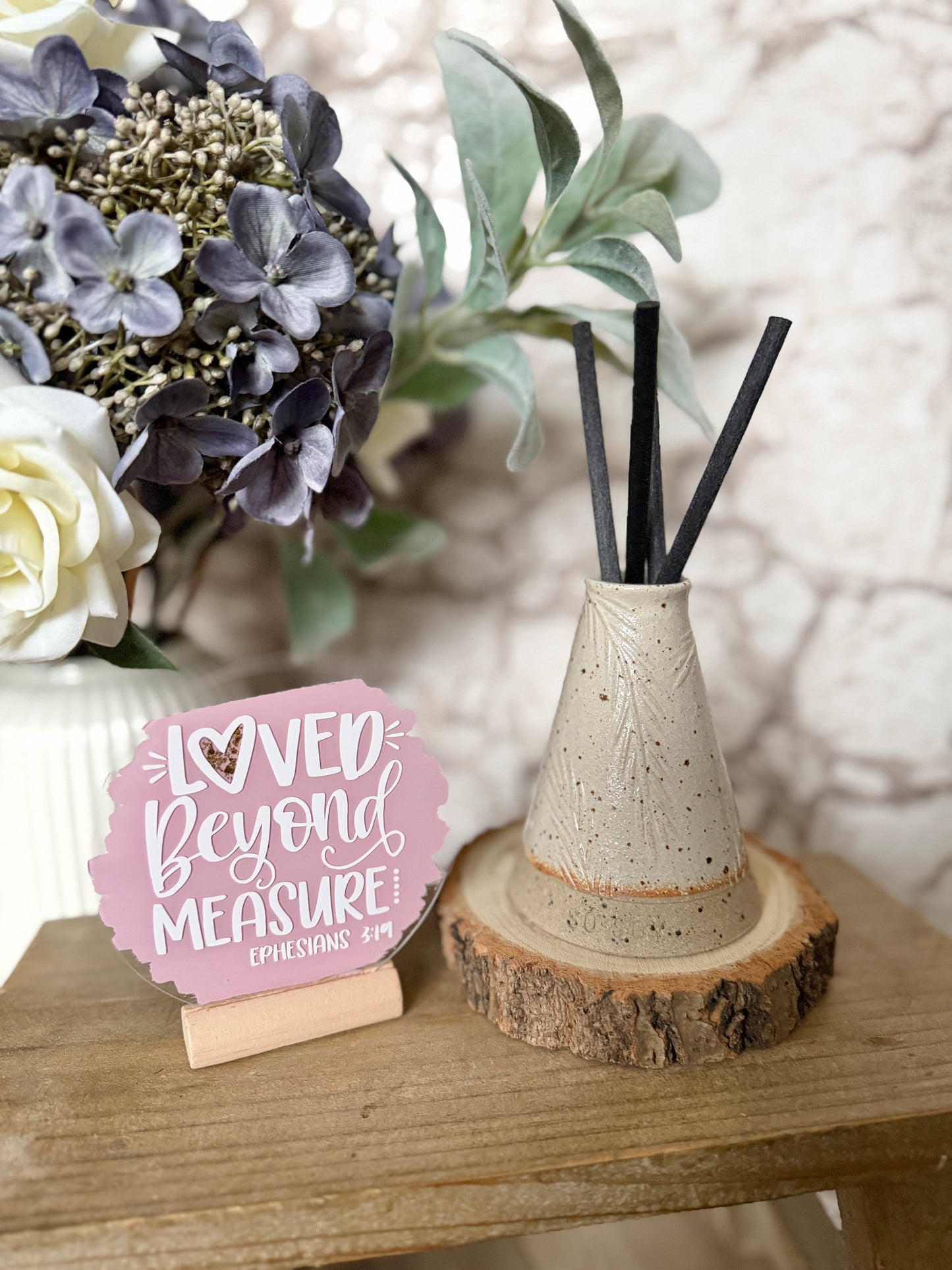 Loved beyond measure acrylic plaque