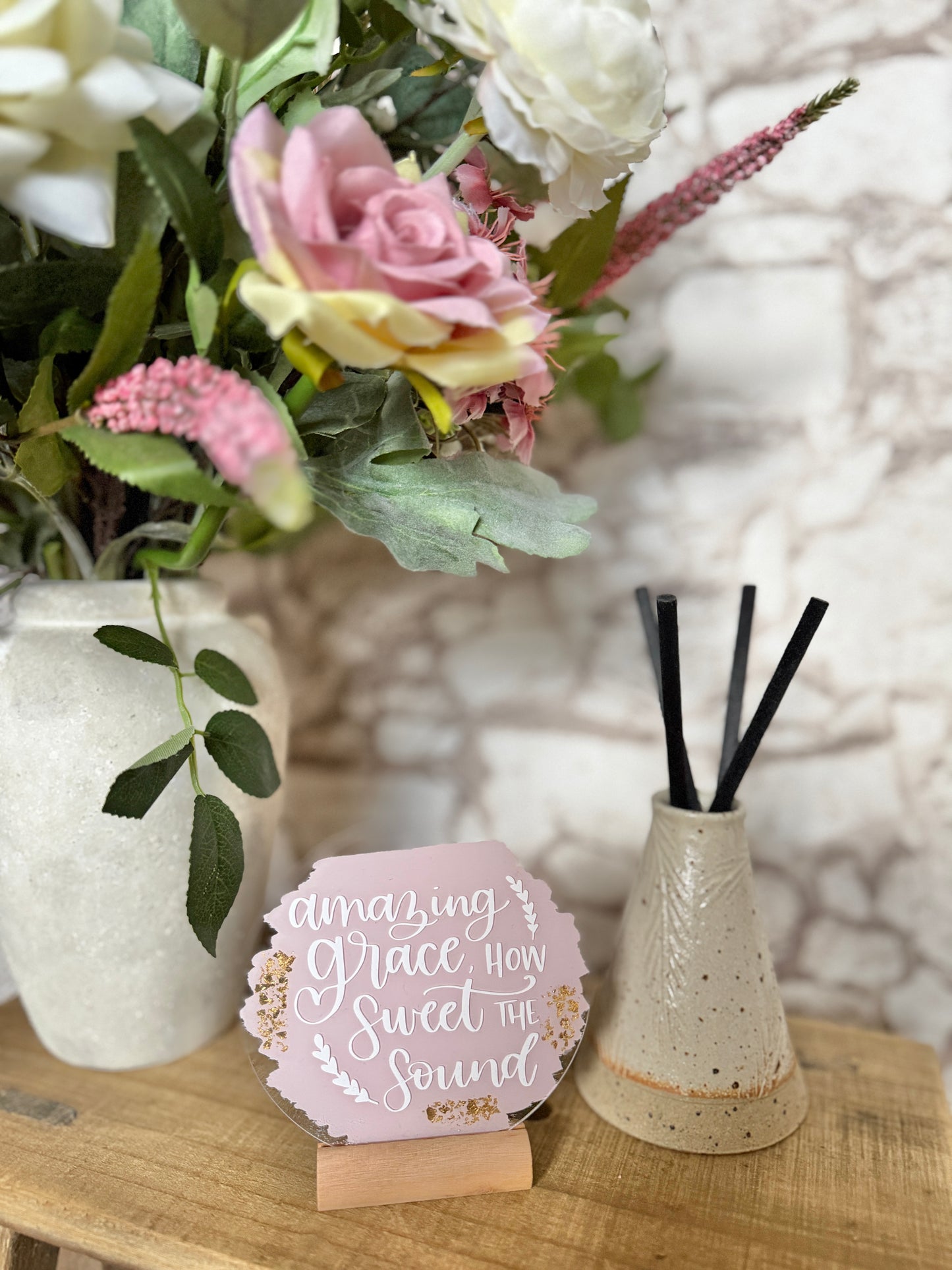 Amazing grace acrylic plaque