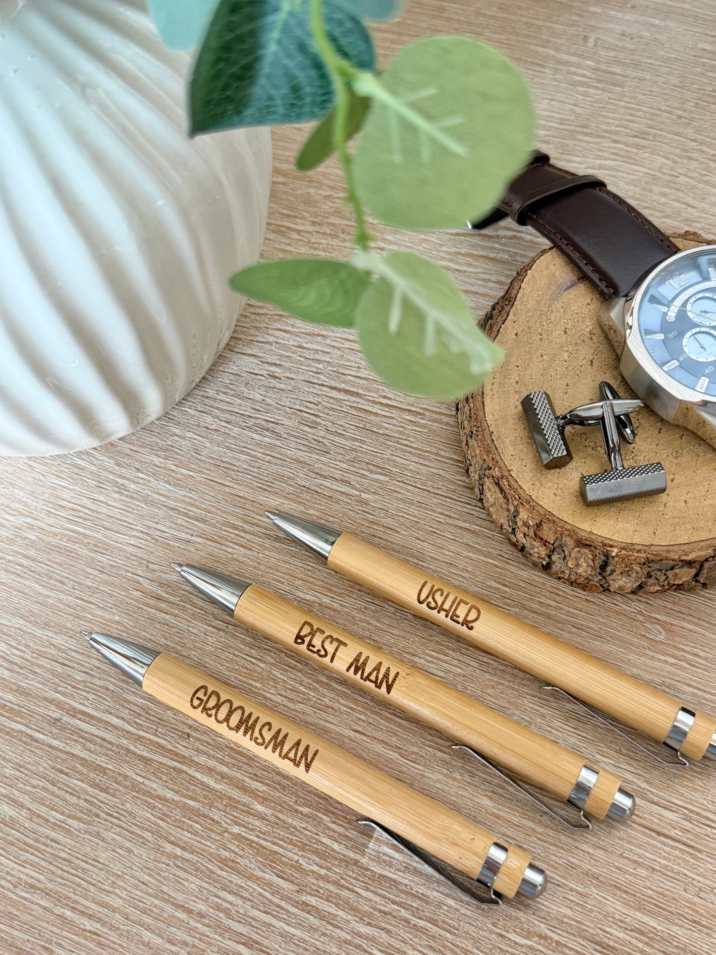 Personalised engraved pen