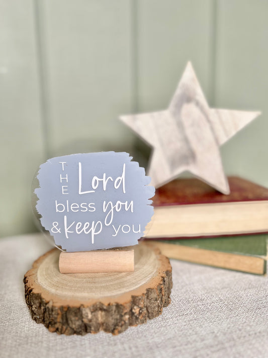 Aaronic blessing acrylic plaque