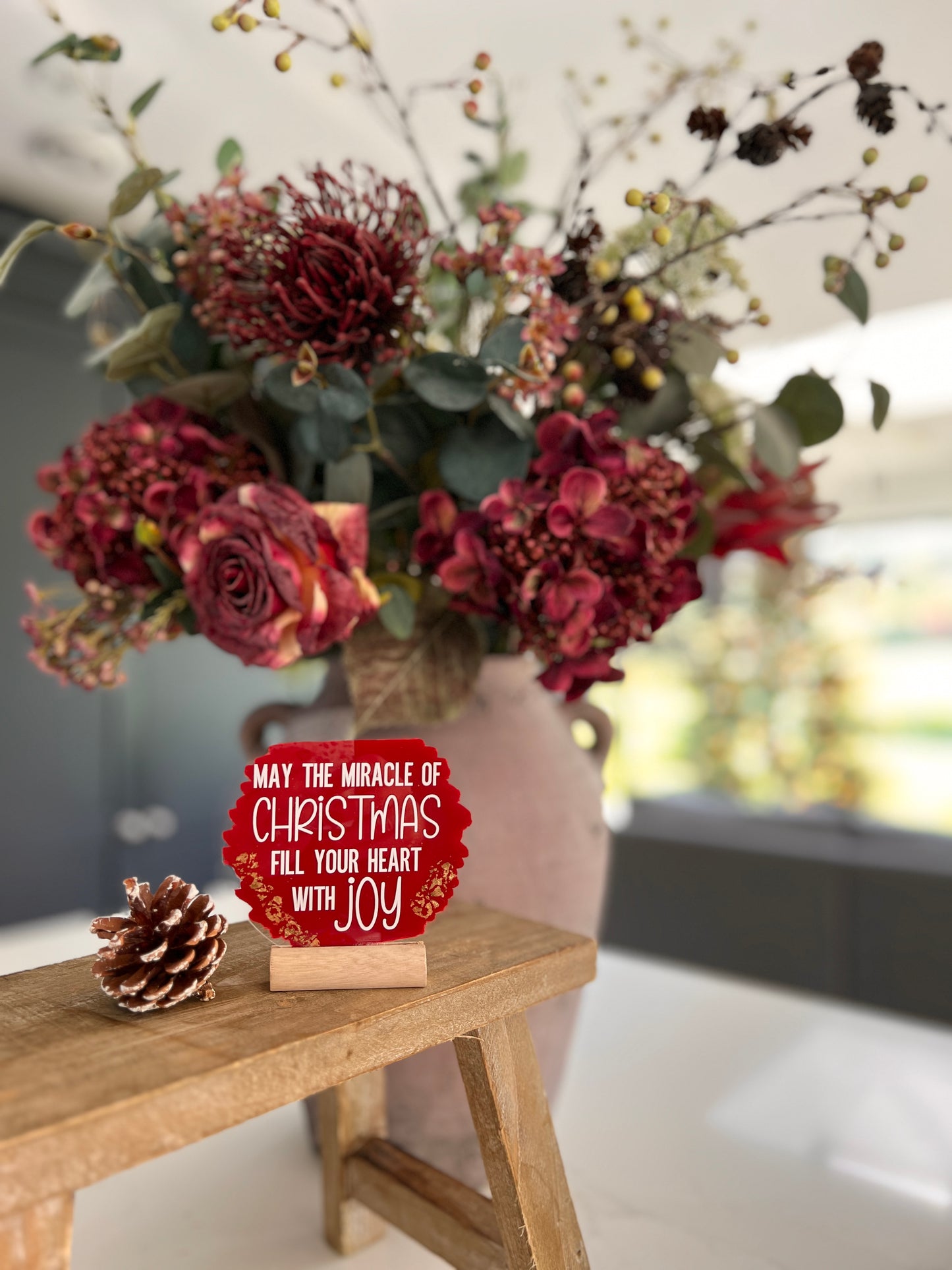 Miracle of Christmas acrylic plaque