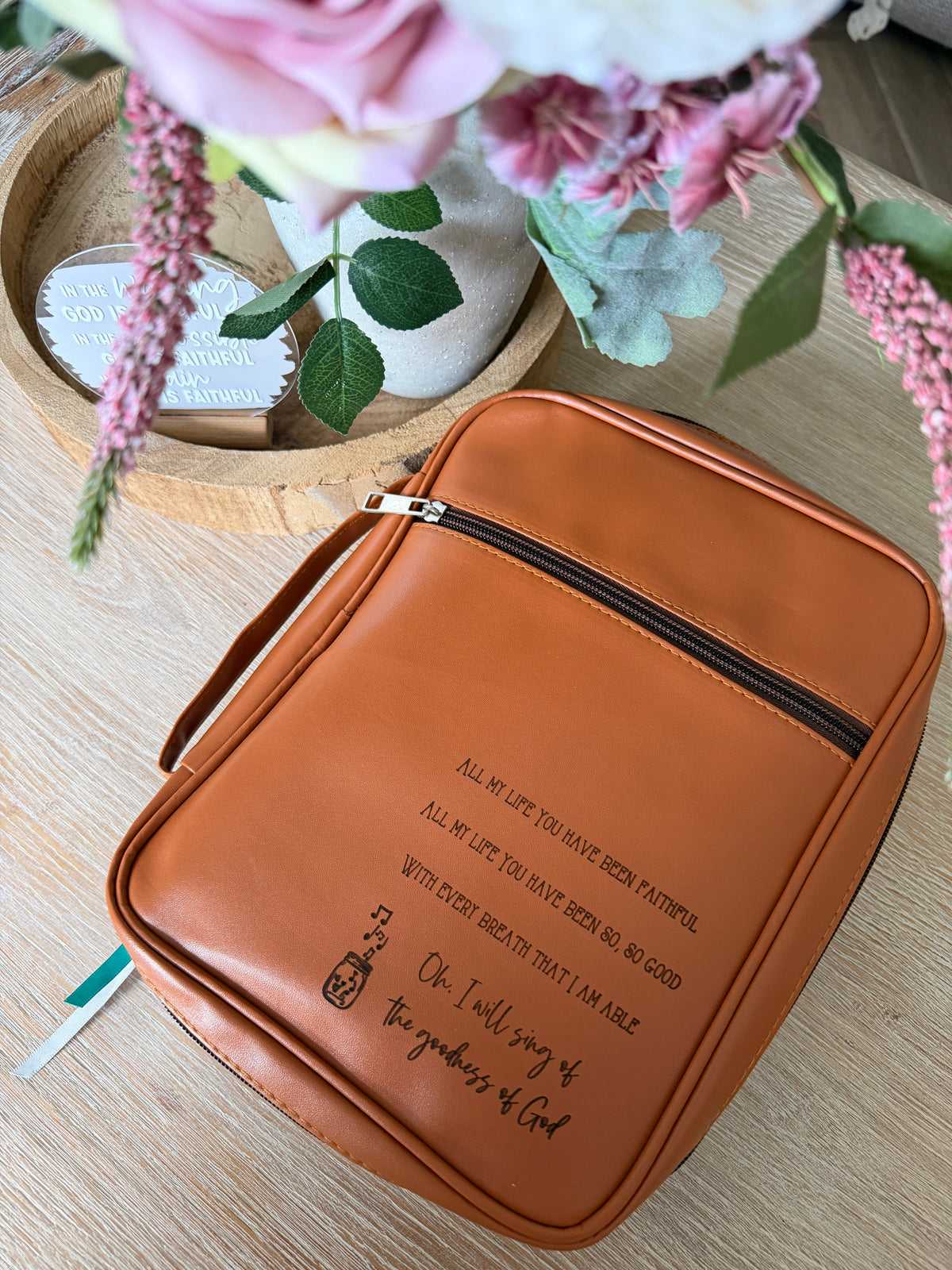 Goodness of God Bible Cover & Case | Tan