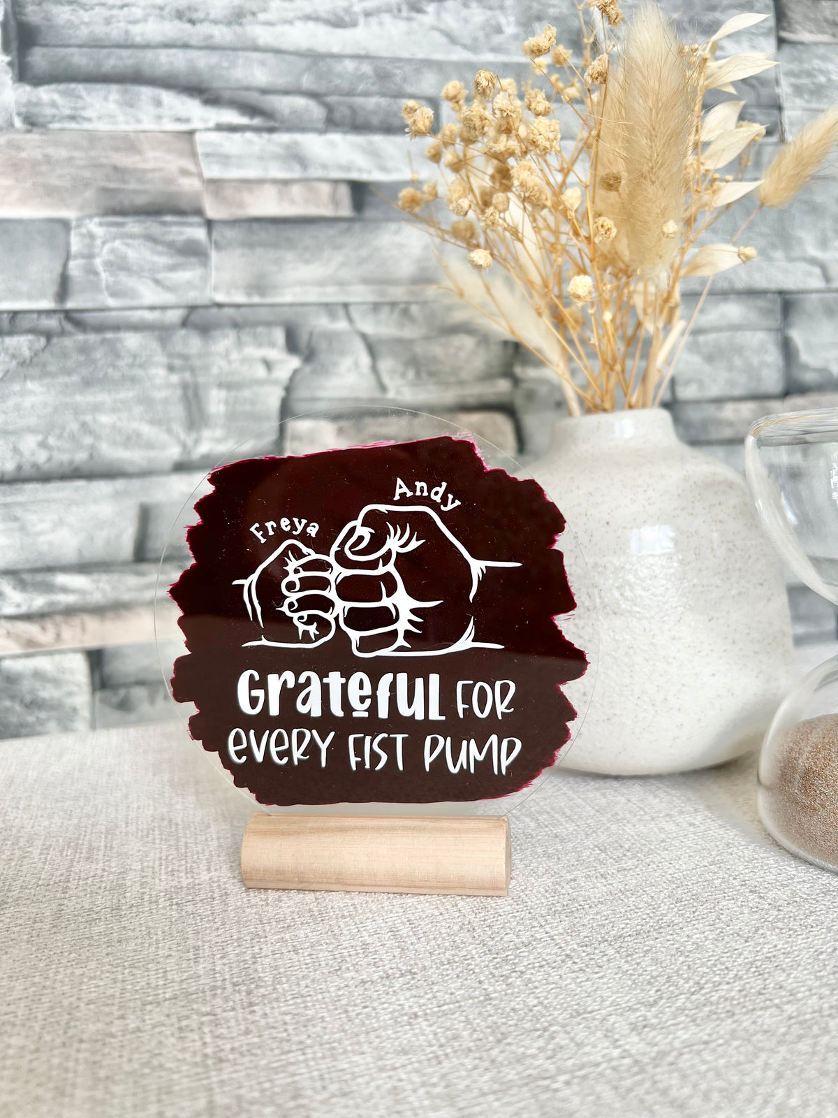 Design your own 4” acrylic plaque – Personalised