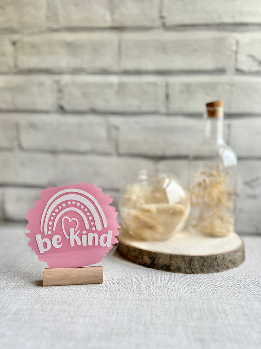 Be kind acrylic plaque