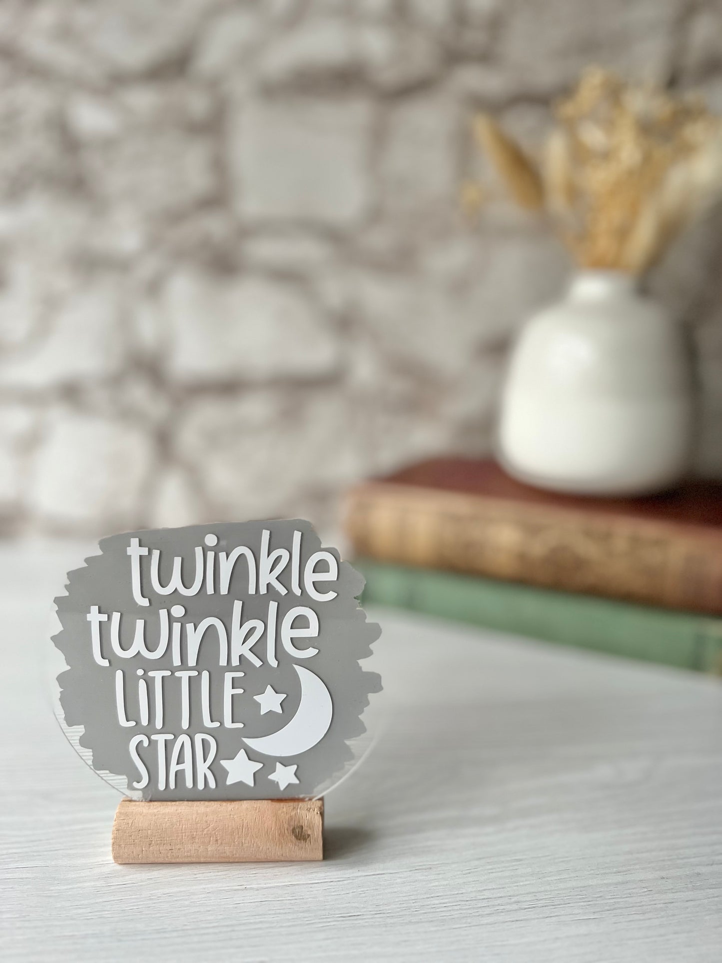 Twinkle twinkle little star acrylic plaque