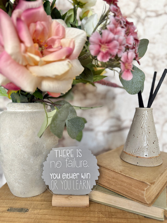 There is no failure acrylic plaque