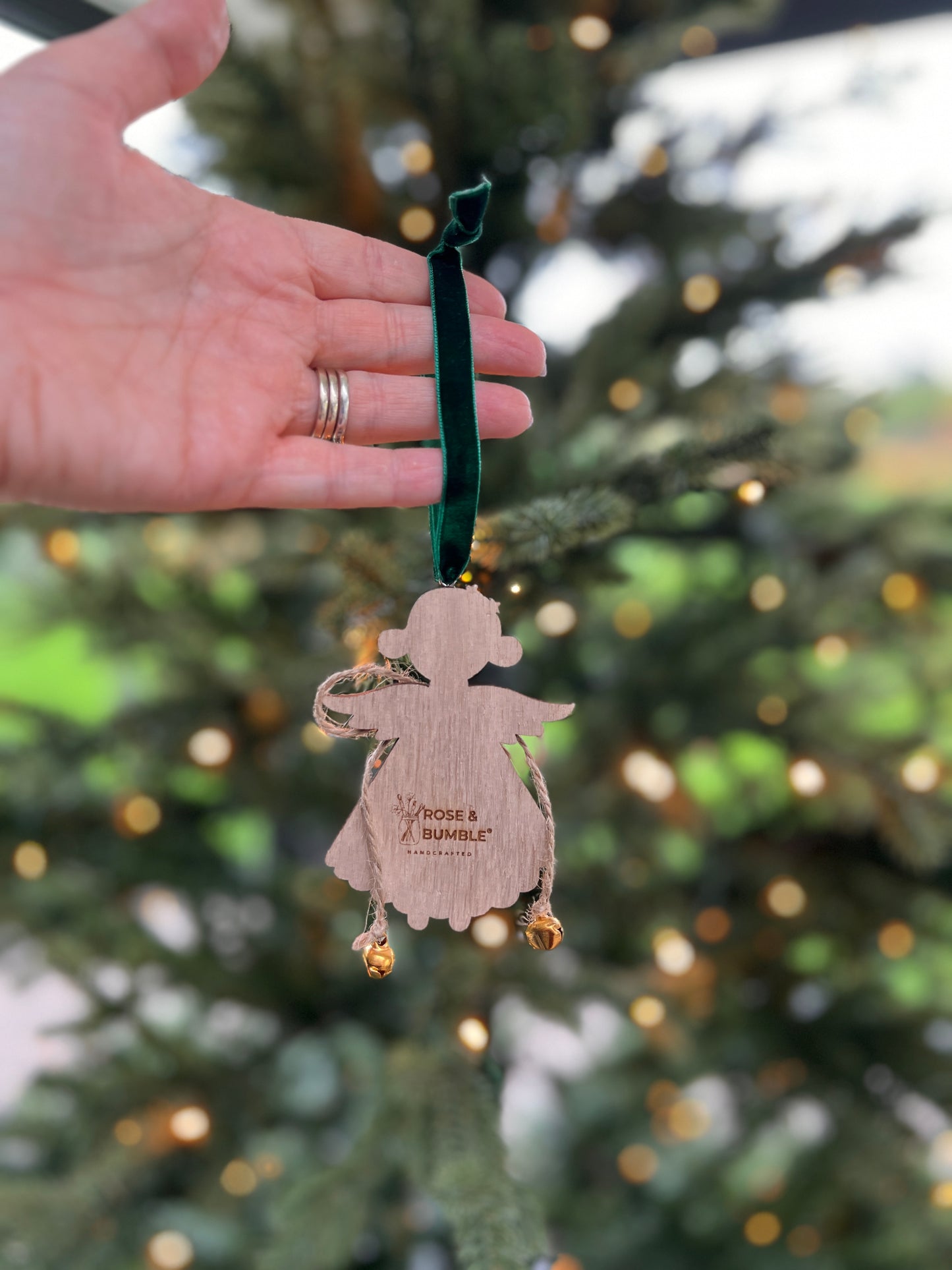 Joy to the World angel tree decoration