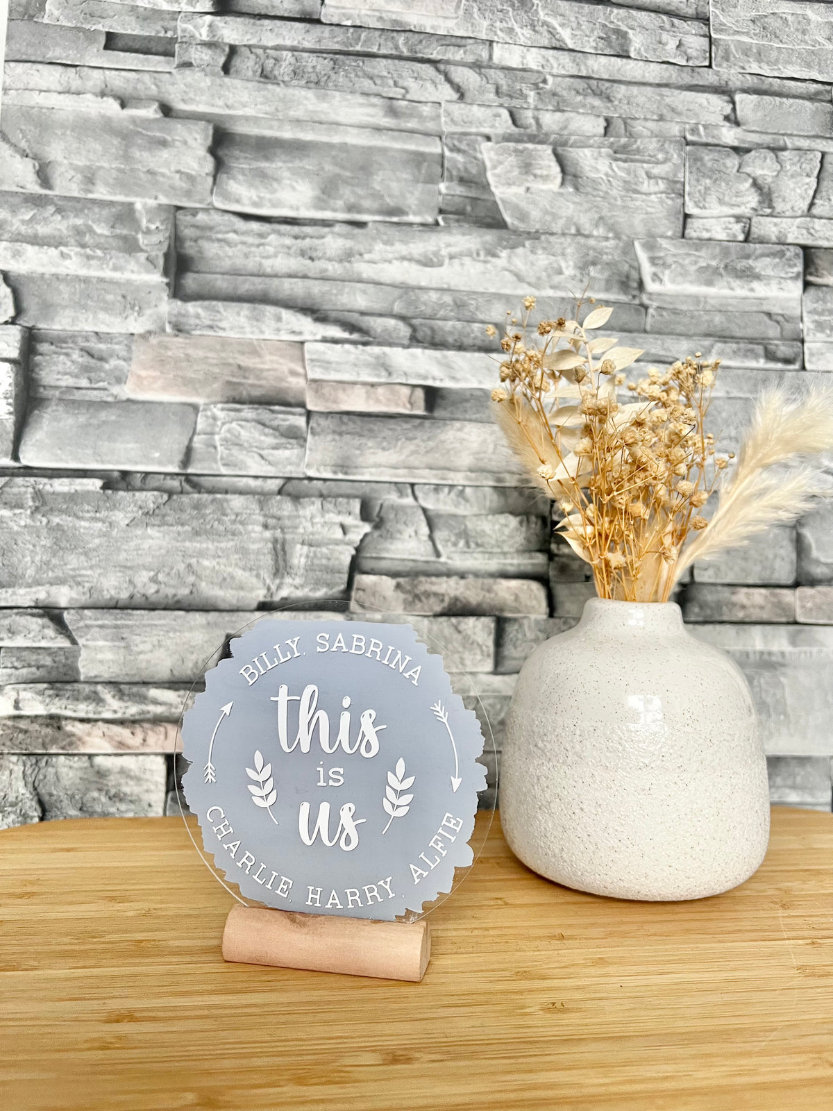 Design your own 4” acrylic plaque – Personalised