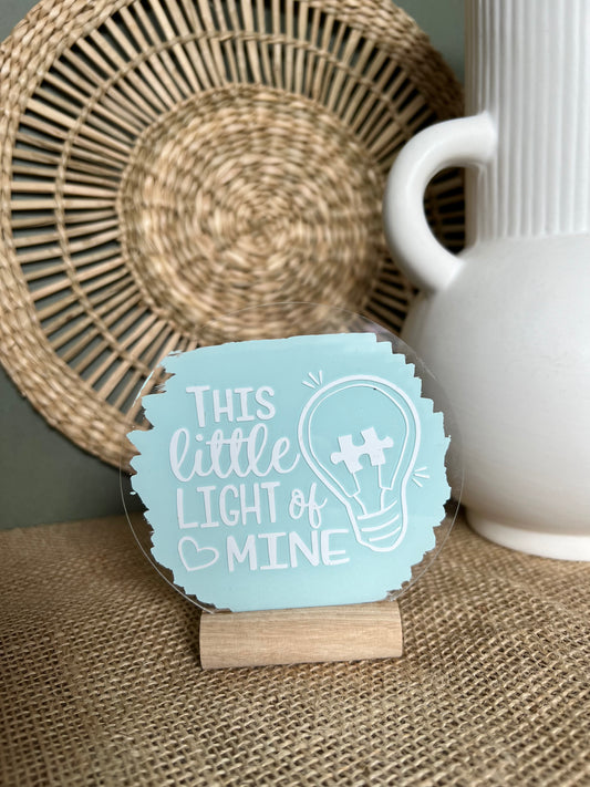 This little light of mine acrylic plaque