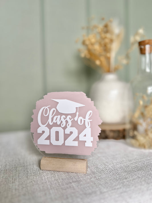 Graduation class of 2024 acrylic plaque