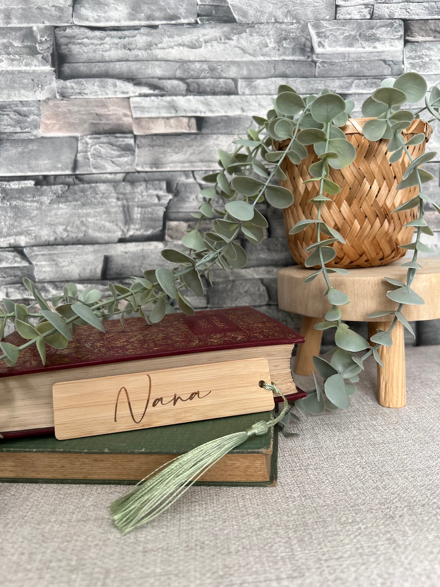 Nana wooden engraved bookmark – Rose and Bumble
